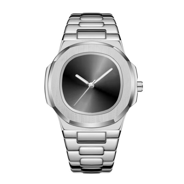 61542F65-AB43-01F5-1271-7C9D9E6225E7.jpg Alloy Watches No LOGO Design Quartz Watch Case Simple Style Sunray Dial Waterproof Wrist Watches