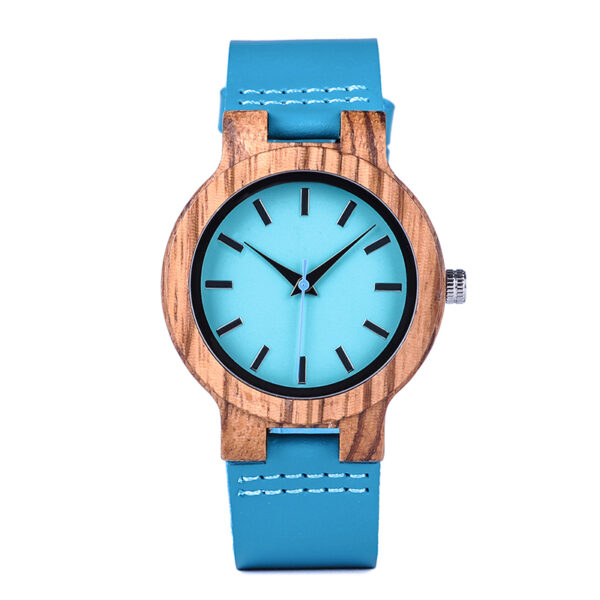 Oem Dropshipping Newest Design Wholesale Wooden Watches Custom LOGO Fashion Leather Wrist Watch