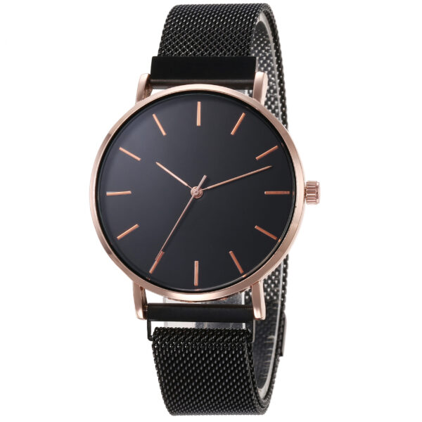 Hot Selling No Logo Simple Thin Minimalist Wristwatch for Men and Women Casual Unisex Watch for Boy and Girl Magnetic Watch
